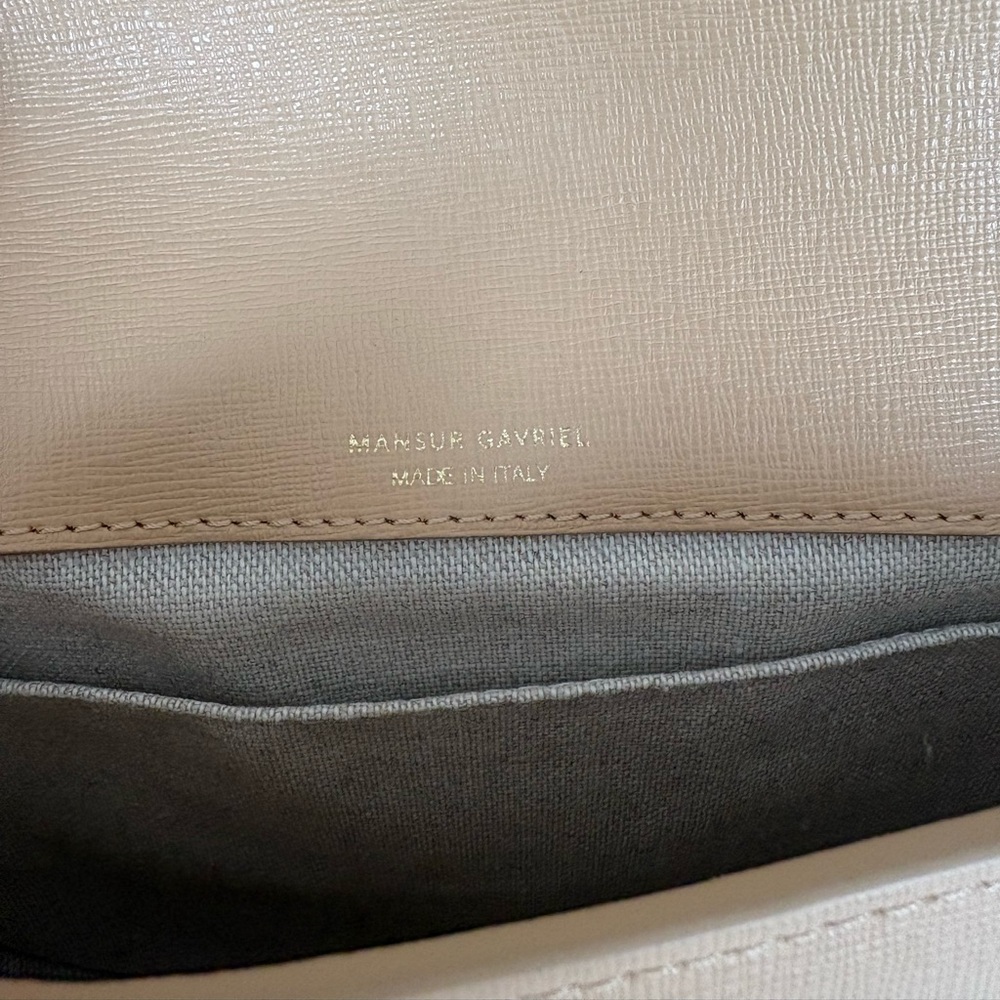 NWOT Mansur Gavriel Mini Classic Leather Saddle Crossbody Bag - Picture 10 of 10